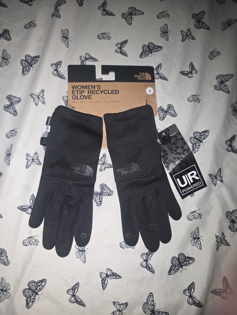 The North Face Women'Small Etip Recycled Glove Black NWT Small